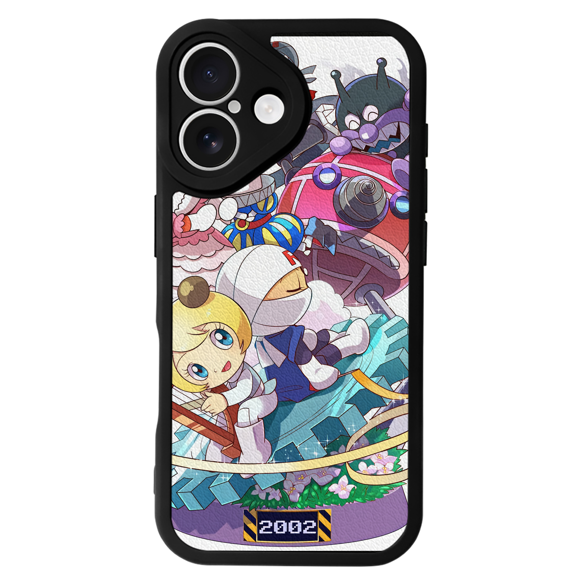 （画像用） アンパンマン Anpanman 【iPhone 16シリーズ対応】シリコンスマホケース（レザー調） 材質：シリコン